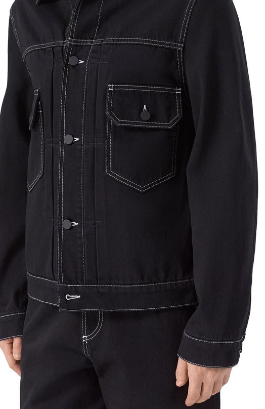 Джинсовая куртка KNT UGK125K0233H02 Чёрный  UGK125K0233H02 Фото 5