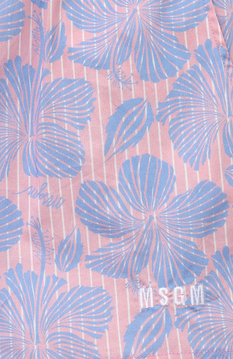 Хлопковые шорты MSGM KIDS, арт. S4MSJGSH072, фото 3