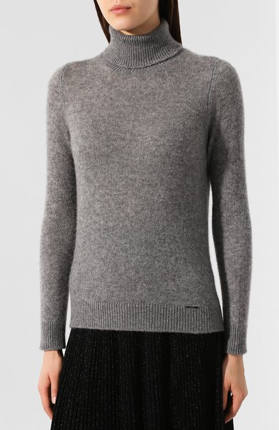 Водолазка из смеси кашемира и шелка IL BORGO CASHMERE темно-серого цвета по цене 48400 руб., арт. 54-1235G0, фото 3 Водолазка из смеси кашемира и шелка IL BORGO CASHMERE, арт. 54-1235G0, фото 3
