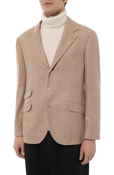 Пиджак из шерсти и шелка BRUNELLO CUCINELLI, арт. MY4367BWD, фото 3