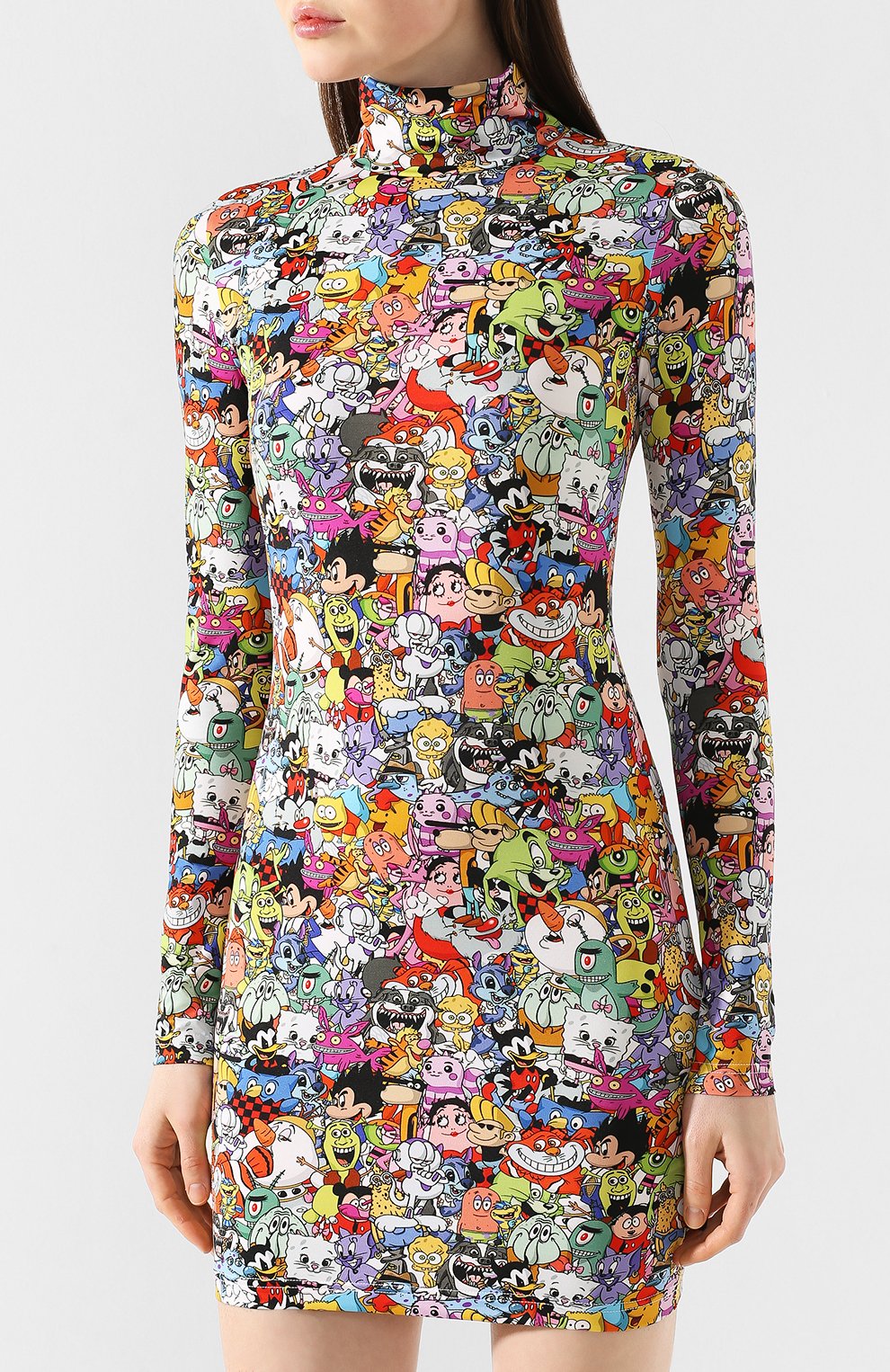 Платье с принтом VETEMENTS, арт. SS20DR295 2613/W/VETEM0NSTER PRINT, фото 3
