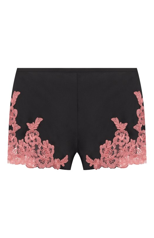 Шорты из шелка и вискозы Marjolaine 4BON5002 Чёрный 4BON5002