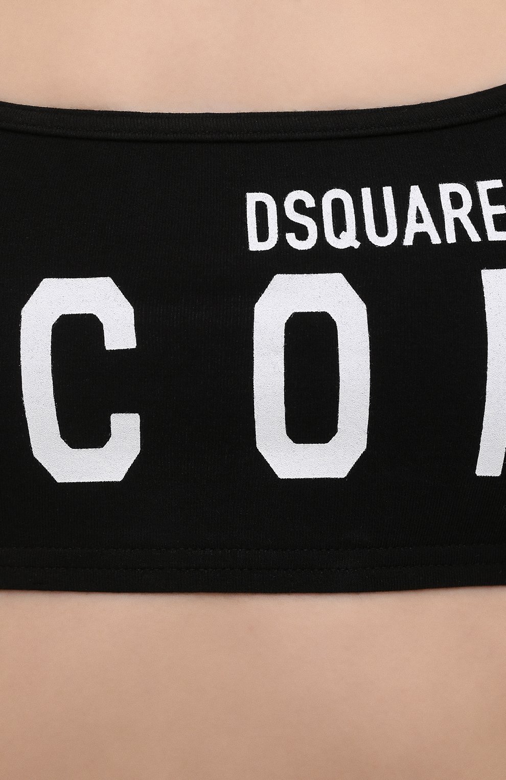Хлопковый бра-топ DSQUARED2, арт. D8RG33450, фото 5