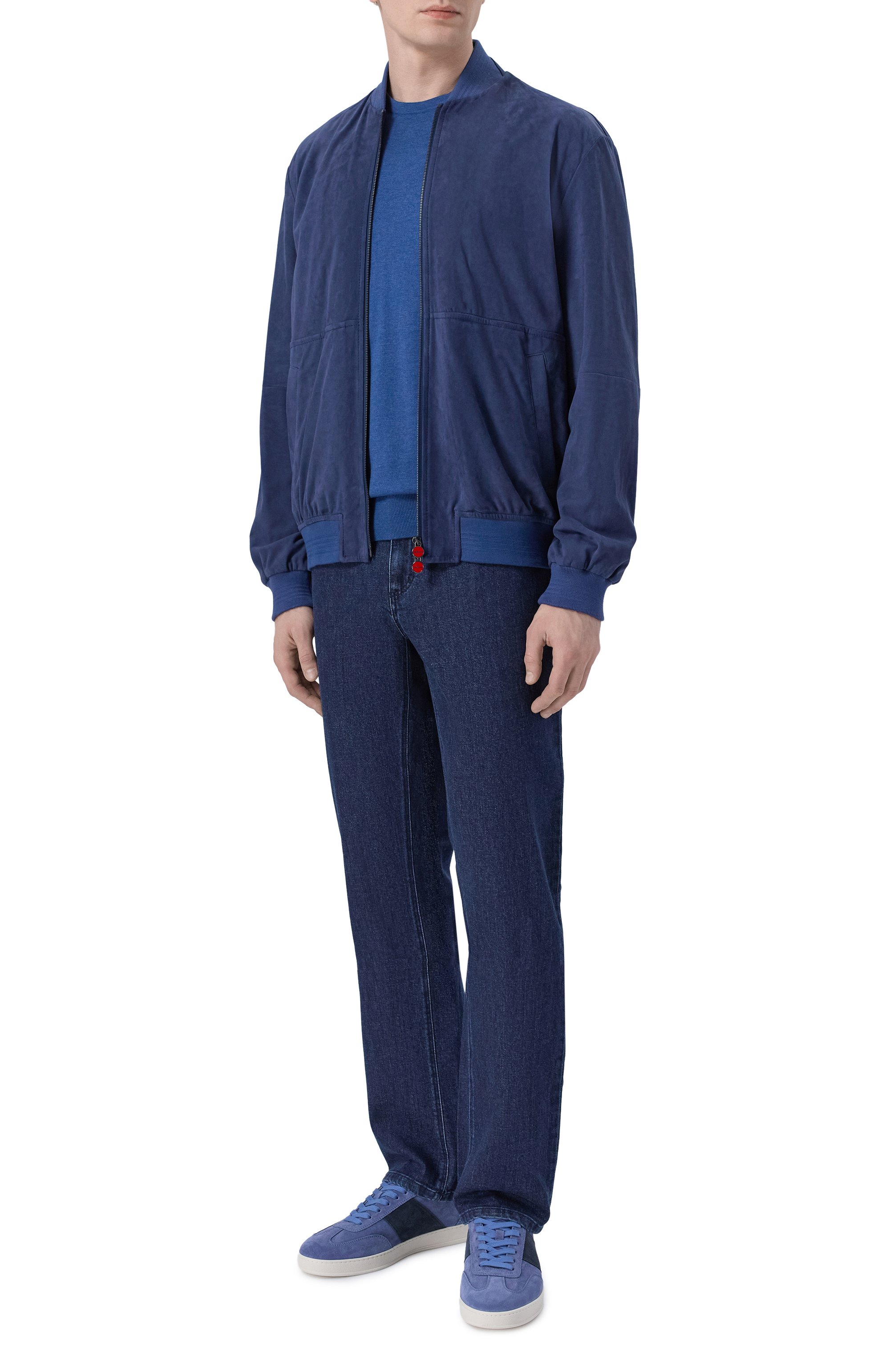 Замшевый бомбер KITON, арт. UW2345V0812H, фото 2