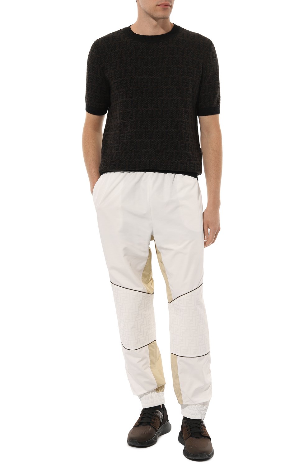 Джемпер из шерсти и хлопка FENDI, арт. FZX050/AKFS/F0FF6, фото 2