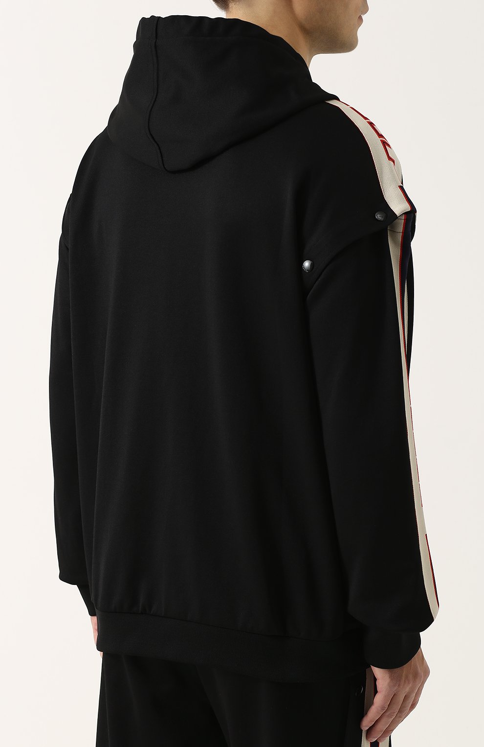 Хлопковая толстовка на молнии с капюшоном GUCCI, арт. 475357/X5U11, фото 4