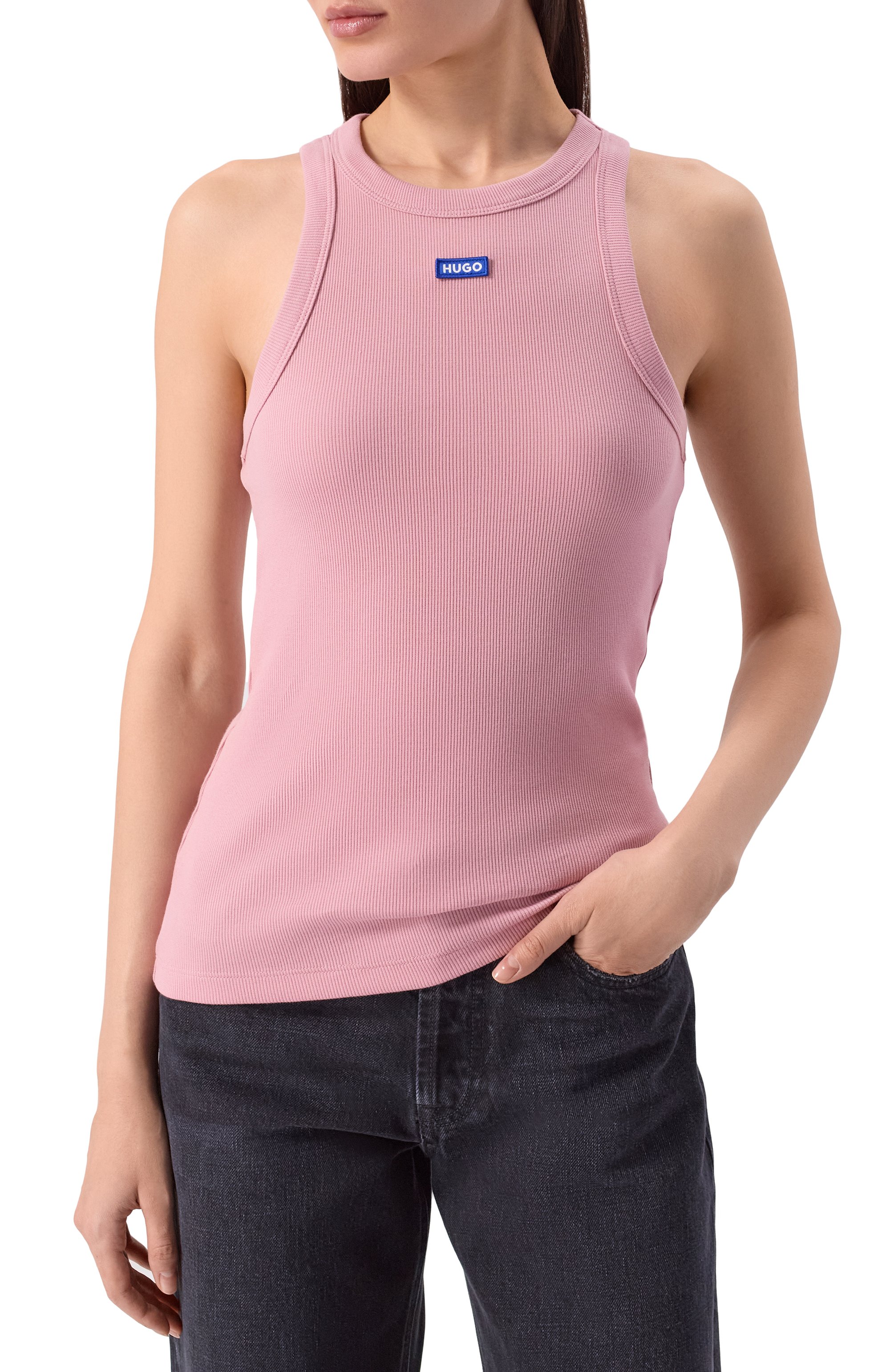 Хлопковая майка HUGO BLUE, арт. 50508857, фото 3