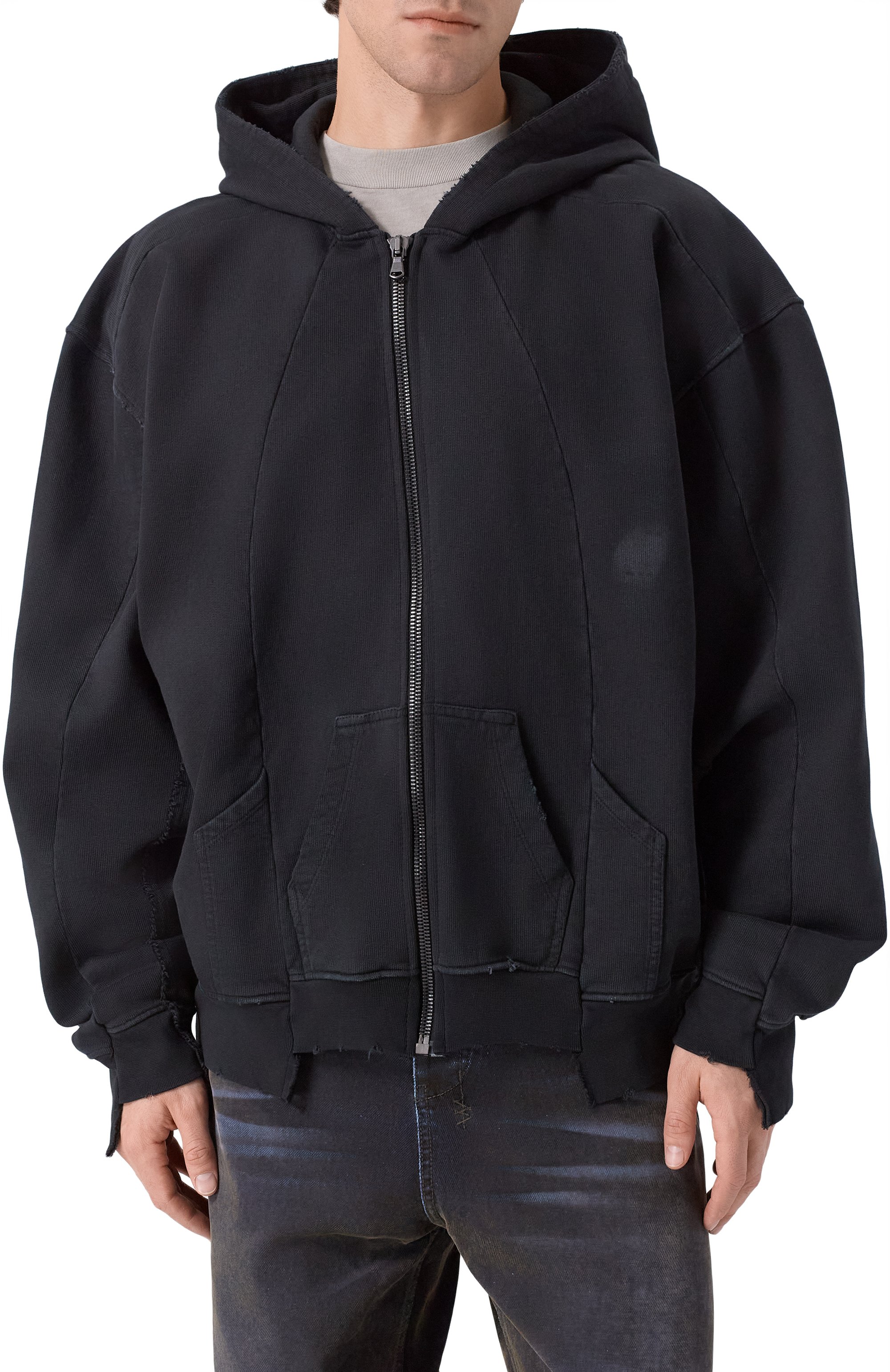 Хлопковая толстовка AN OTHER DATE черного цвета по цене 36200 руб., арт. F50DMAZH082, фото 3 Хлопковая толстовка AN OTHER DATE, арт. F50DMAZH082, фото 3