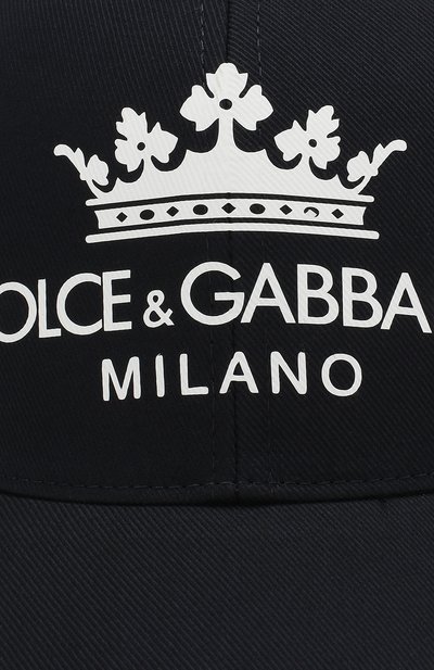 Хлопковая бейсболка DOLCE & GABBANA, арт. GH649A/GEF62, фото 3