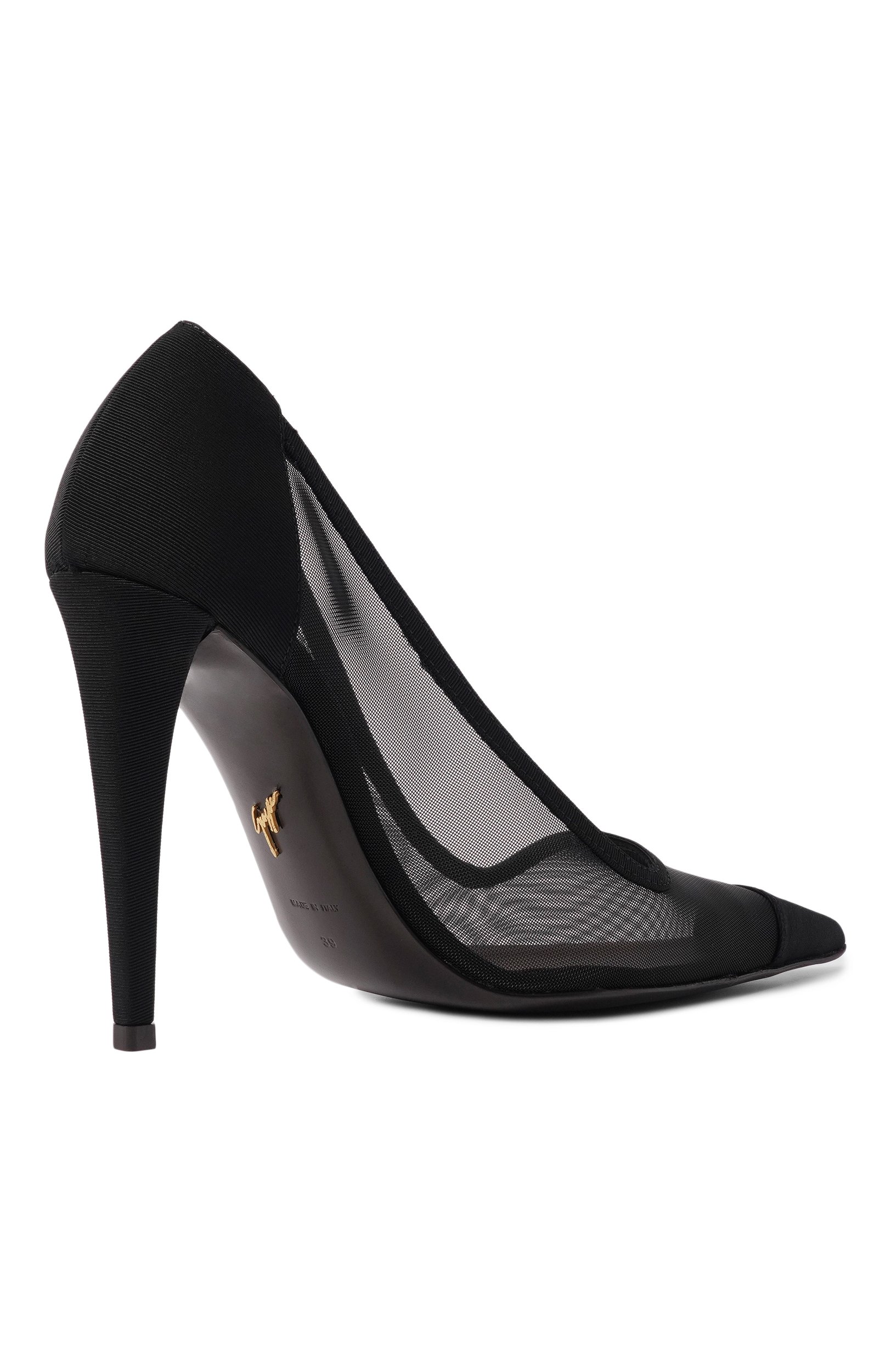 Текстильные туфли guepiere 105 GIUSEPPE ZANOTTI DESIGN черного цвета по цене 105000 руб., арт. I660006, фото 5 Текстильные туфли guepiere 105 GIUSEPPE ZANOTTI DESIGN, арт. I660006, фото 5