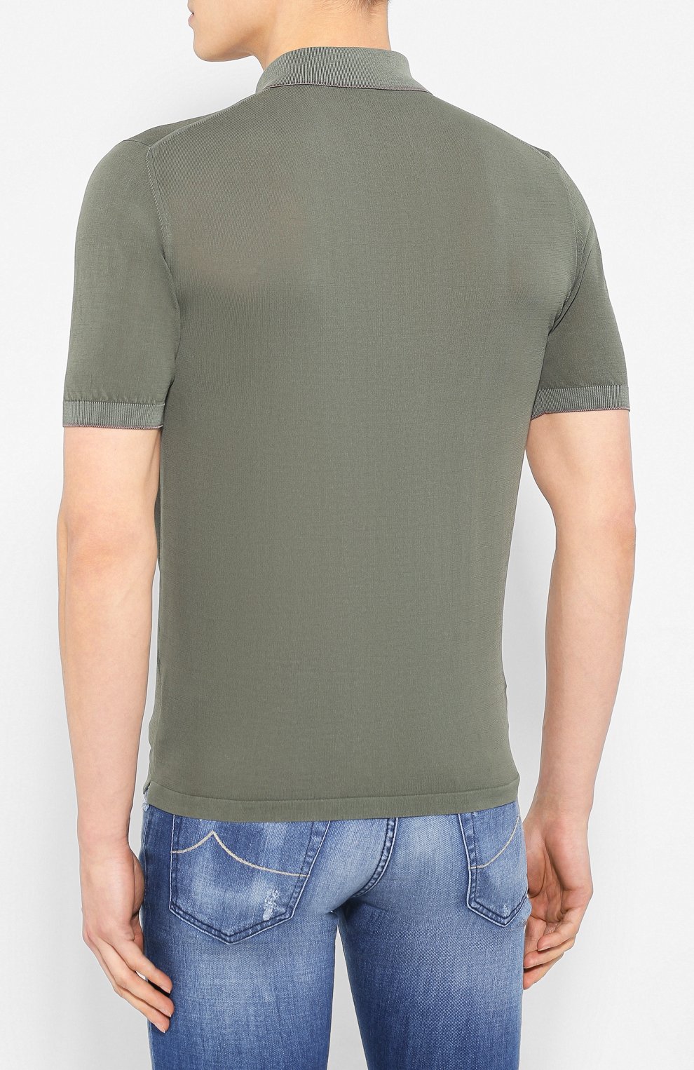 Хлопковое поло ELEVENTY PLATINUM, арт. A76MAGA07 MAT0A002, фото 4