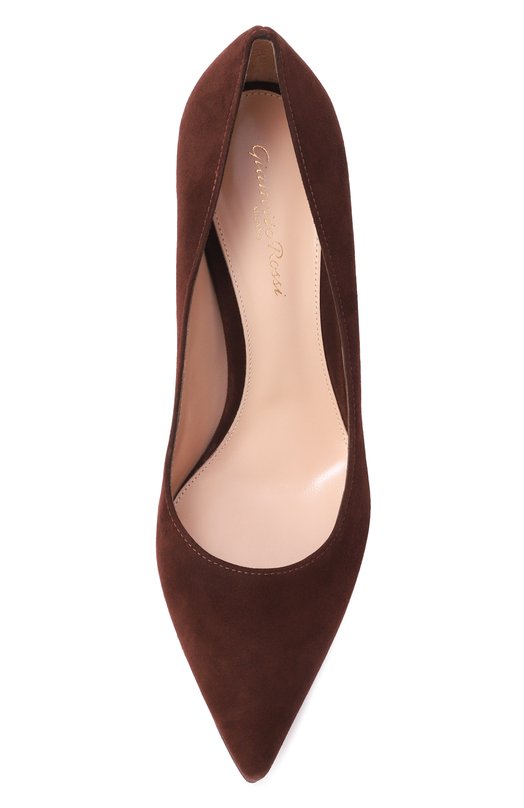 Замшевые туфли Gianvito 85 Gianvito Rossi G24580.85RIC.CAMCH0C Коричневый  G24580.85RIC.CAMCH0C Фото 6