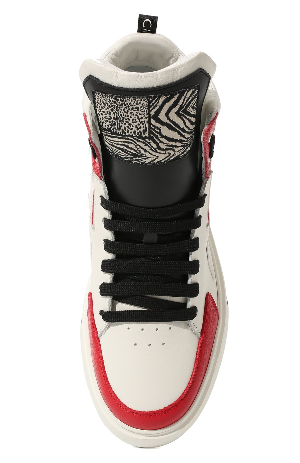 Кожаные кеды ROBERTO CAVALLI, арт. PRS014/PZA38, фото 6