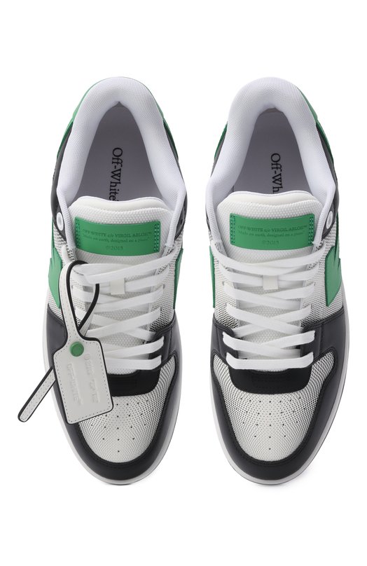 Кожаные кеды Out of Office Off-White 0MIA189S26LEA00A Разноцветный  0MIA189S26LEA00A Фото 5