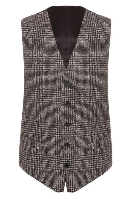 Мужской жилет из шелка и шерсти DOLCE & GABBANA, арт. G702UT/FQMKD