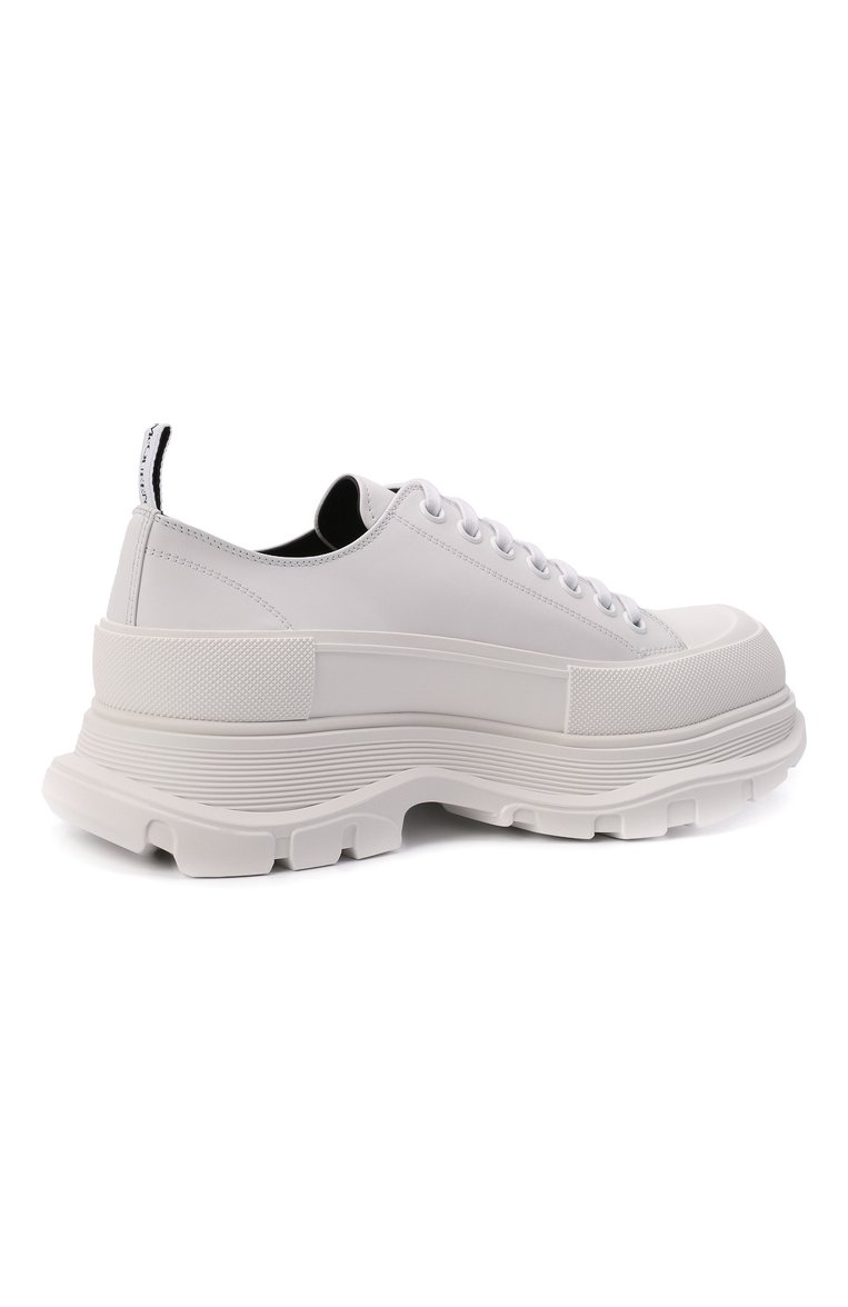 Мужские кожаные ботинки tread slick ALEXANDER MCQUEEN белого цвета, арт. 682423/WIABD | Ф�ото 5 (Мужское Кросс-КТ: Ботинки-обувь; Материал внутренний: Натуральная кожа; Материал внешний: Натуральная кожа)
