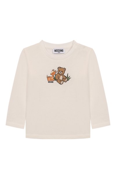 Хлопковый лонгслив MOSCHINO, арт. MU0018/LAA10