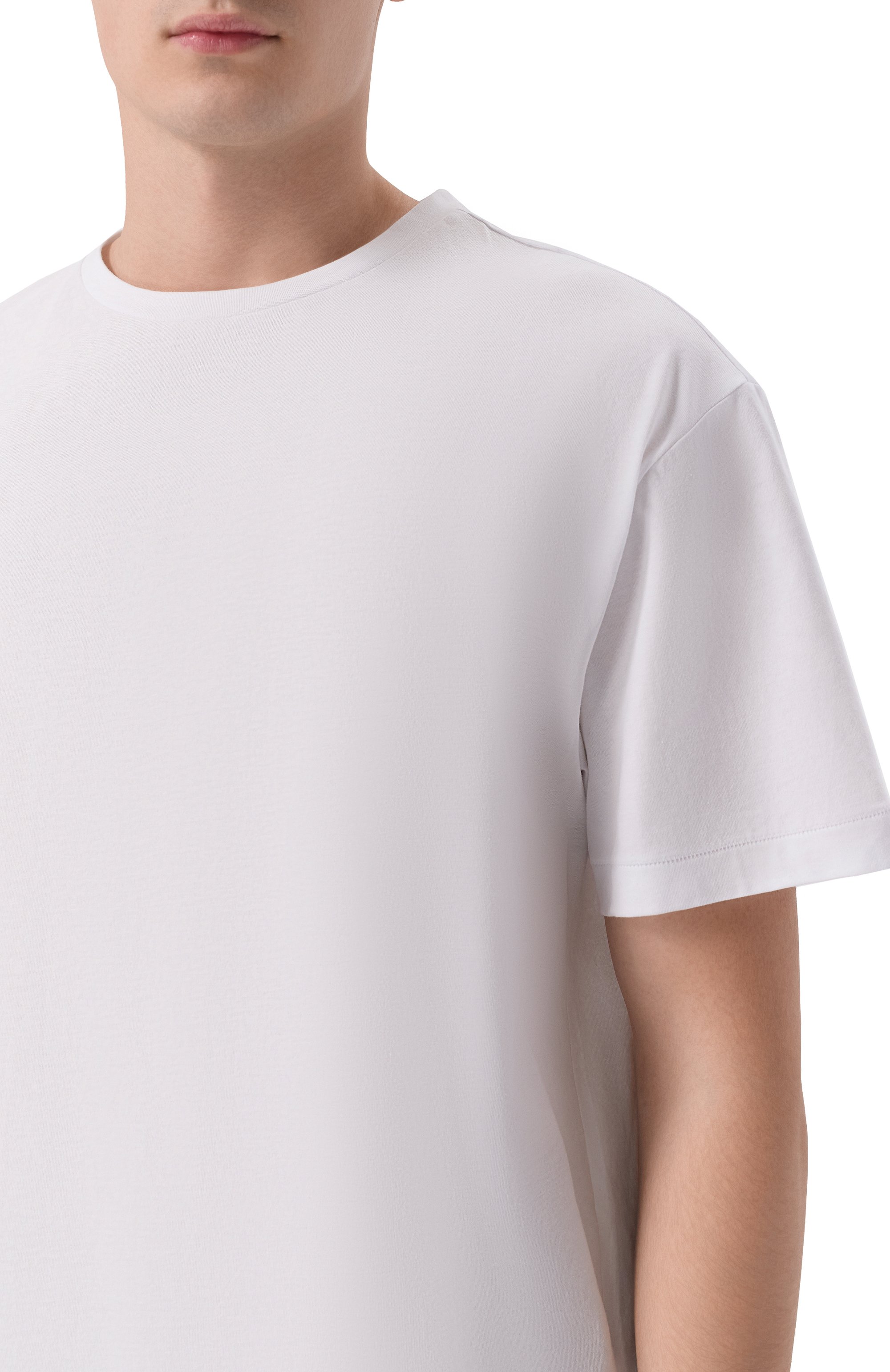 Хлопковая футболка GIORGIO BRATO, арт. TX26S1908C0TM, фото 5