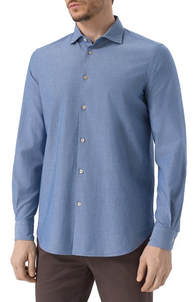 Хлопковая рубашка BOGLIOLI, арт. 615L/SB4854, фото 3