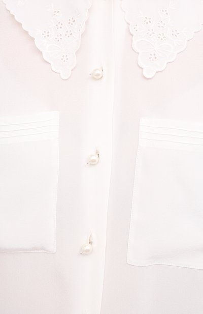 Шелковая блузка MIU MIU, арт. MK1430-102-F0K74, фото 5