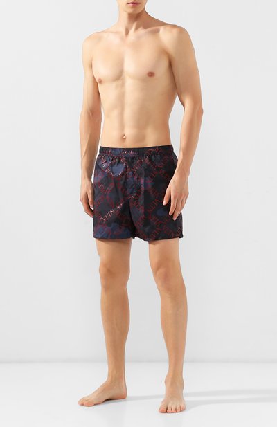 Плавки-шорты VALENTINO темно-синего цвета по цене 42950 руб., арт. SV3UH028JFG, фото 2 Плавки-шорты VALENTINO, арт. SV3UH028JFG, фото 2