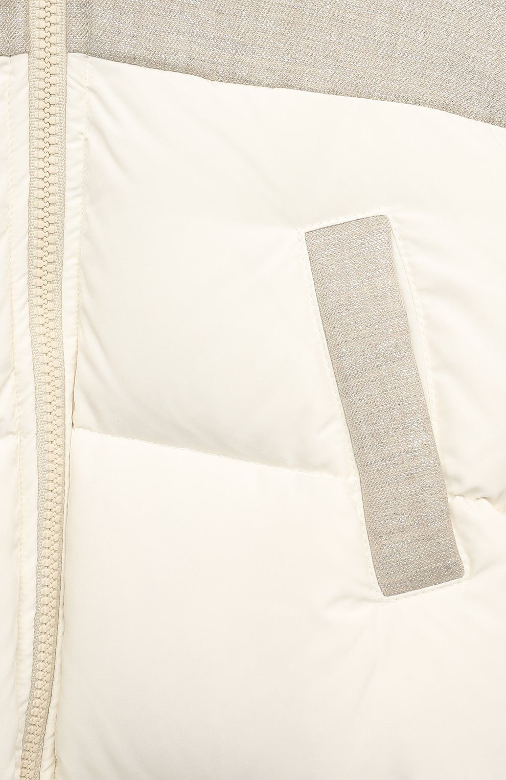 Пуховая куртка ELEVENTY кремового цвета по цене 46700 руб., арт. ET2A80/N0041/12-16, фото 3 Пуховая куртка ELEVENTY, арт. ET2A80/N0041/12-16, фото 3