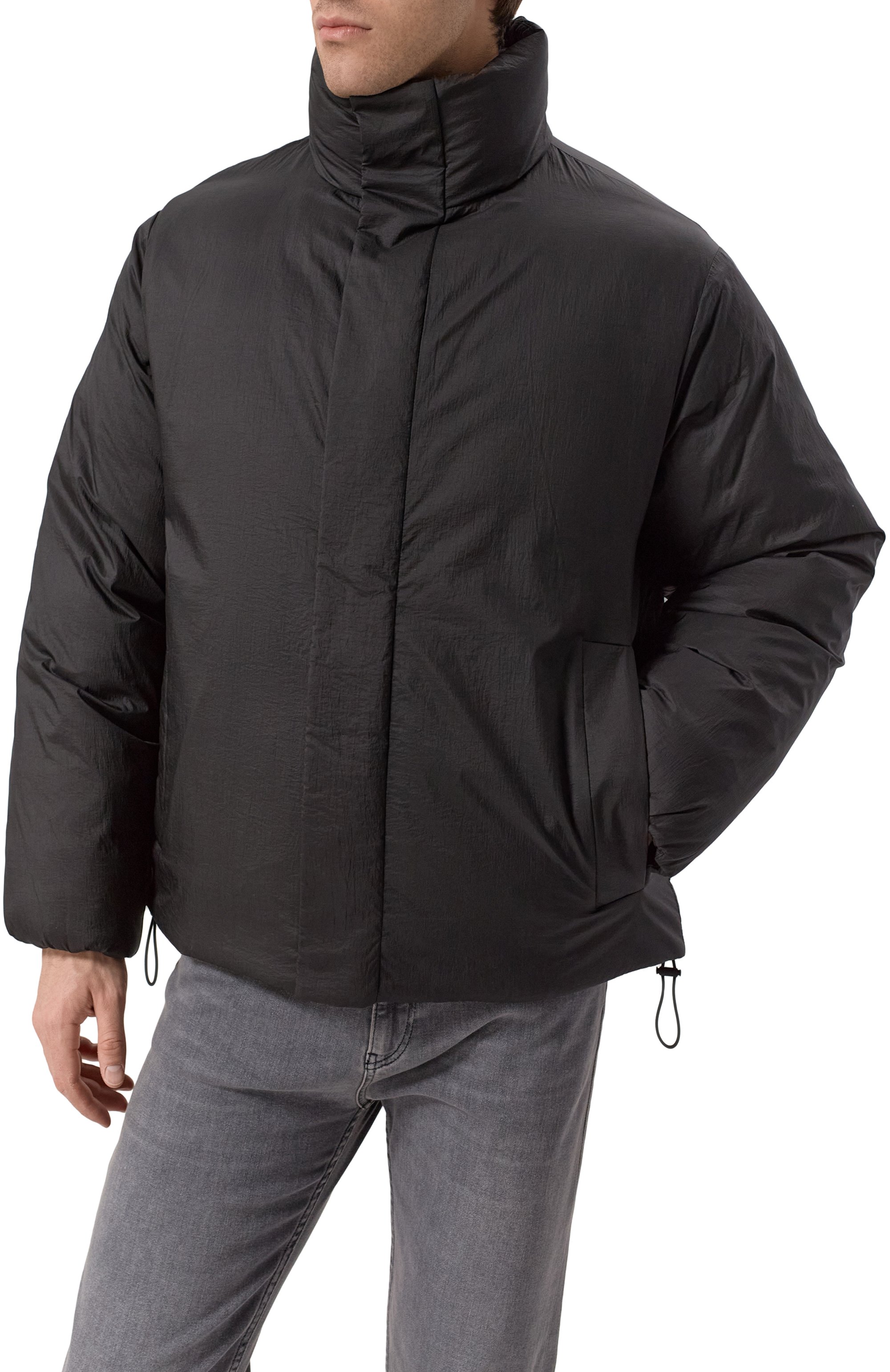 Пуховик HUGO черного цвета по цене 44800 руб., арт. 50530790, фото 3 Пуховик HUGO, арт. 50530790, фото 3