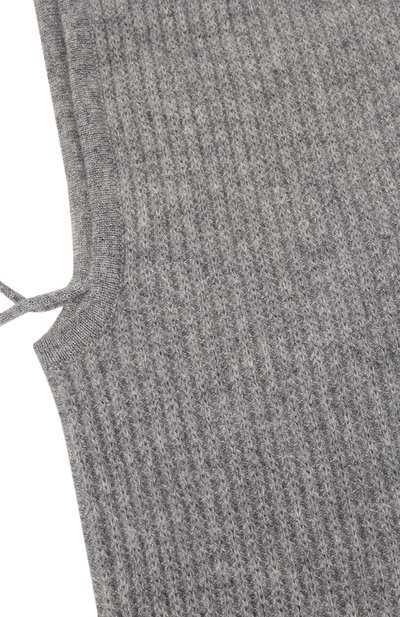 Кашемировый капор ALLUDE серого цвета по цене 18900 руб., арт. 235/11243, фото 4 Кашемировый капор ALLUDE, арт. 235/11243, фото 4