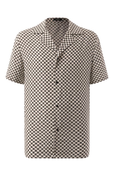 �Мужская рубашка из вискозы BALMAIN, арт. CH1HR095/VE29