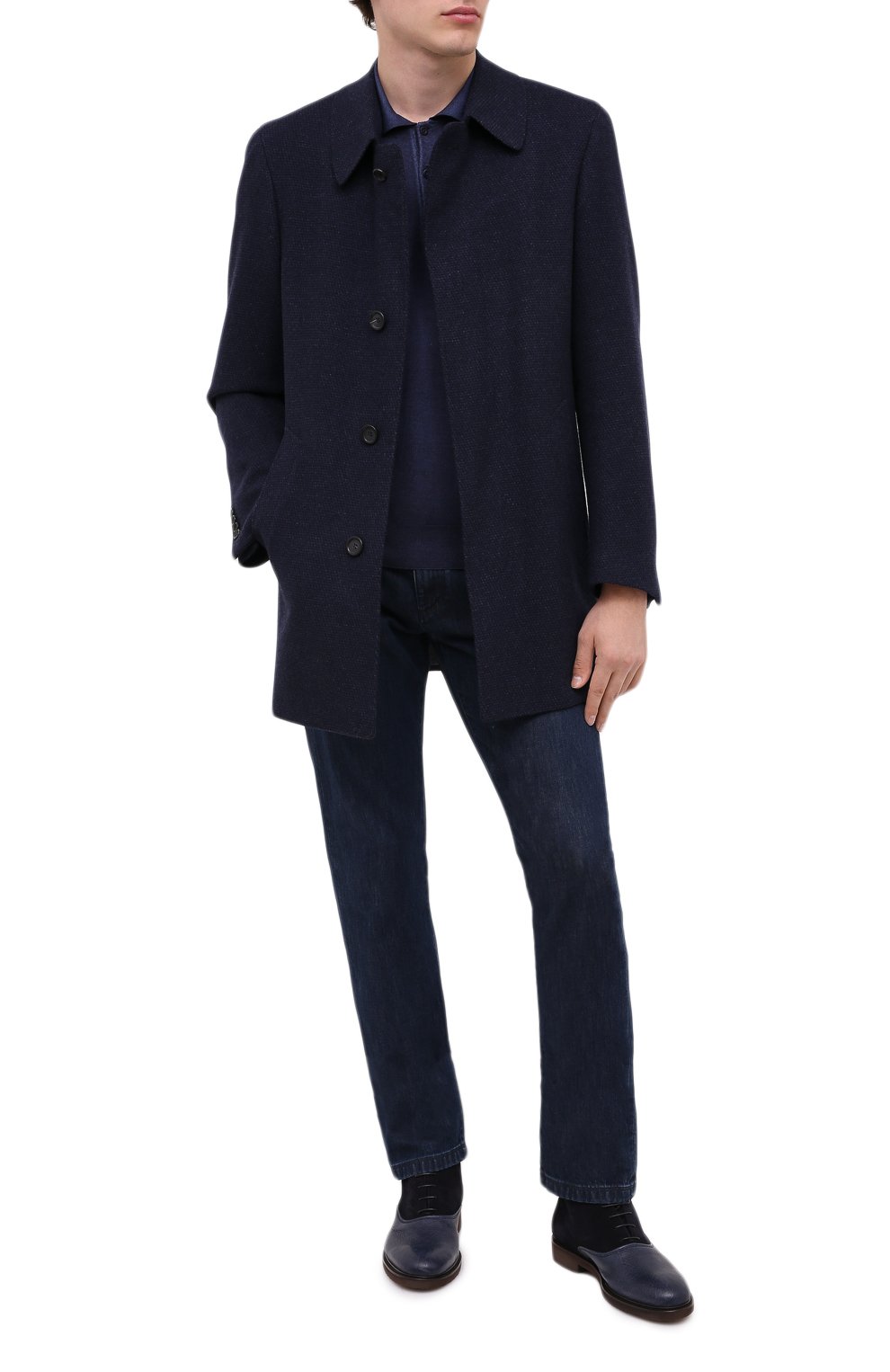 Пальто из шерсти и кашемира CANALI, арт. 58942/FF02829, фото 3
