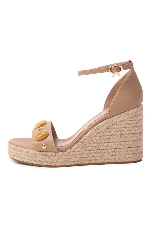 Кожаные босоножки Gianvito Rossi G61782.70RIC.CLNSAND Бежевый  G61782.70RIC.CLNSAND Фото 4