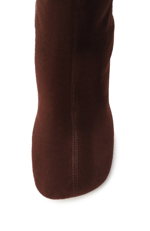 Замшевые ботильоны Dries Van Noten WS242-1146/153 Коричневый  WS242-1146/153 Фото 6