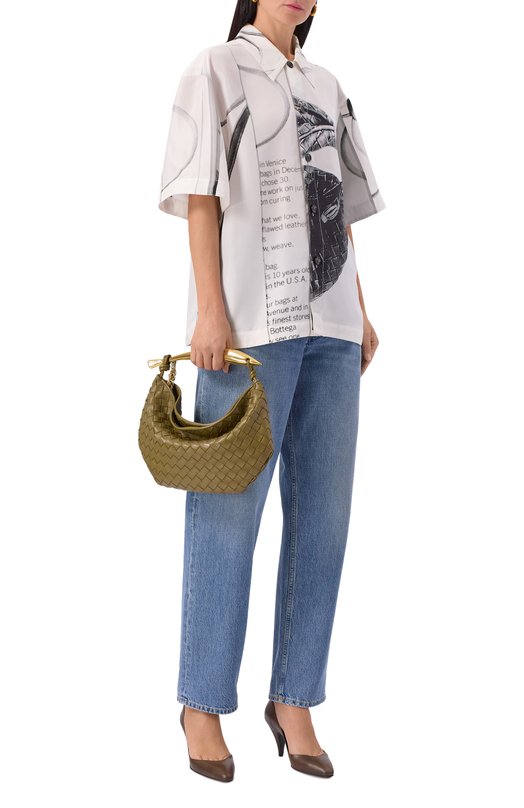 Сумка Sardine small Bottega Veneta 816913/V4SC9 Хаки  816913/V4SC9 Фото 7