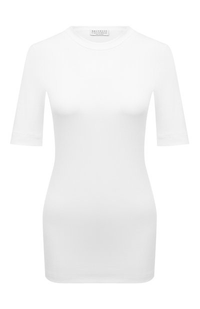 Женская хлопковая футболка BRUNELLO CUCINELLI, арт. M0TC836S50