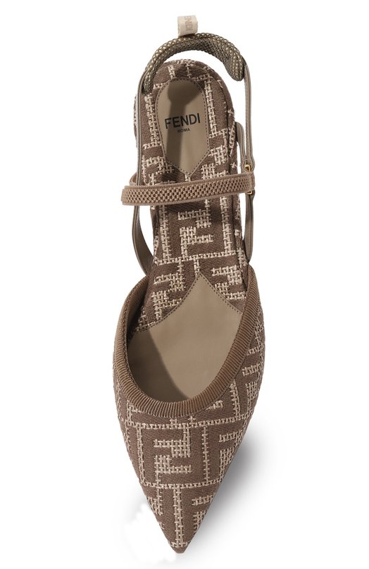 Текстильные балетки Colibri Lite Fendi 8J8463/AQY7 Серый  8J8463/AQY7 Фото 6