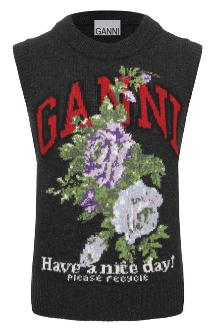 Женский шерстяной жилет GANNI, арт. K2596