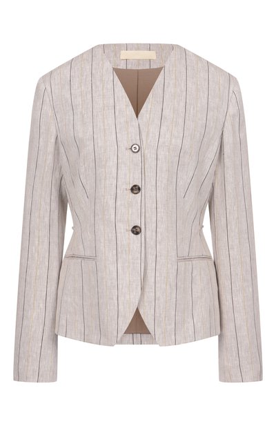 Женский льняной жакет 12 STOREEZ, арт. 137435