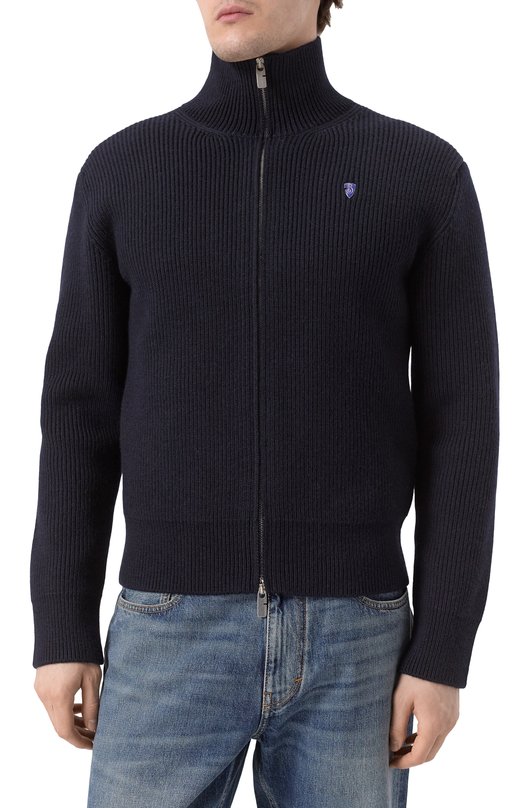 Шерстяной кардиган Burberry 8102063 Синий  8102063 Фото 3