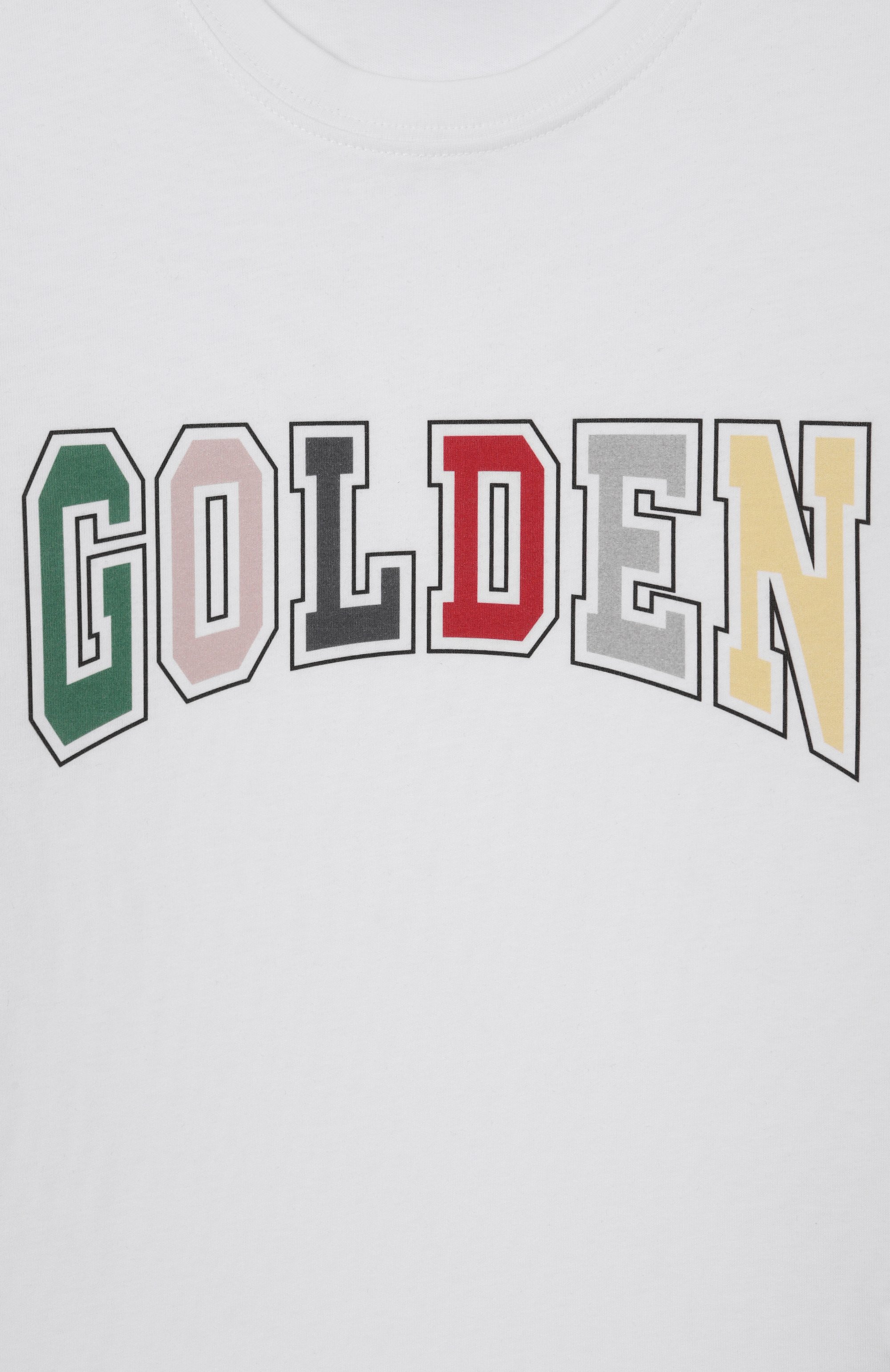 Хлопковая футболка GOLDEN GOOSE DELUXE BRAND, арт. GKP01403.P001960, фото 3