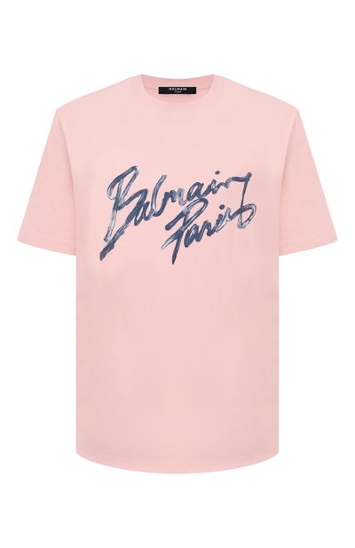 Мужская хлопковая футболка BALMAIN, арт. GH1EG000/BD41