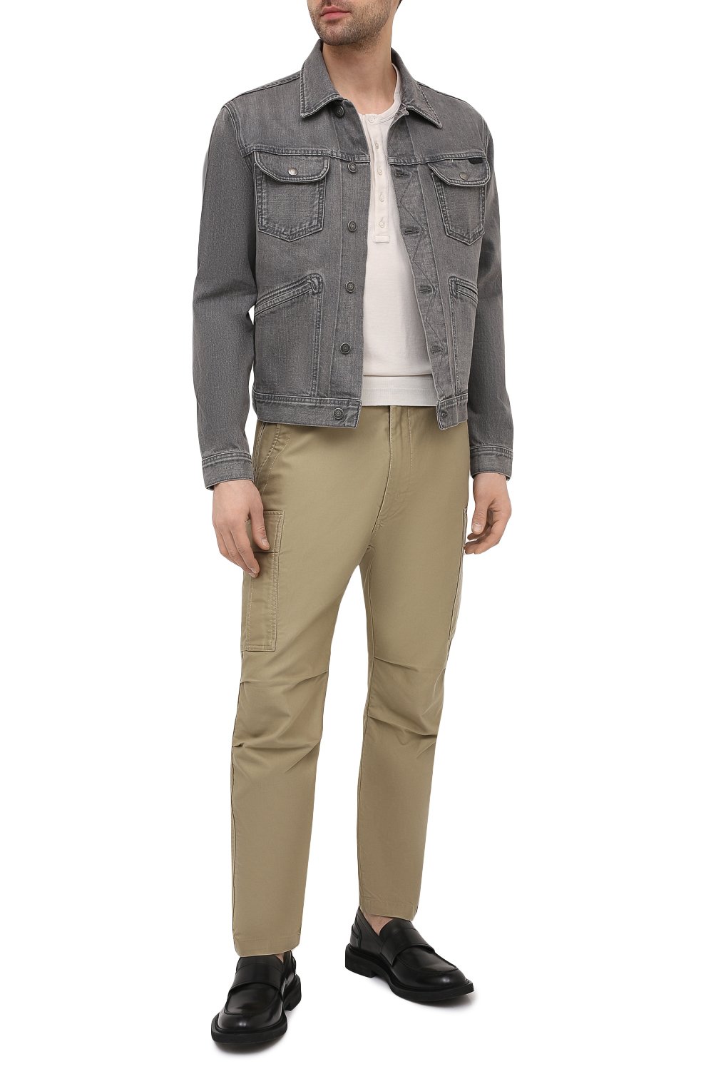 Лонгслив TOM FORD бежевого цвета по цене 41950 руб., арт. BW267/TFJ987, фото 2 Лонгслив TOM FORD, арт. BW267/TFJ987, фото 2