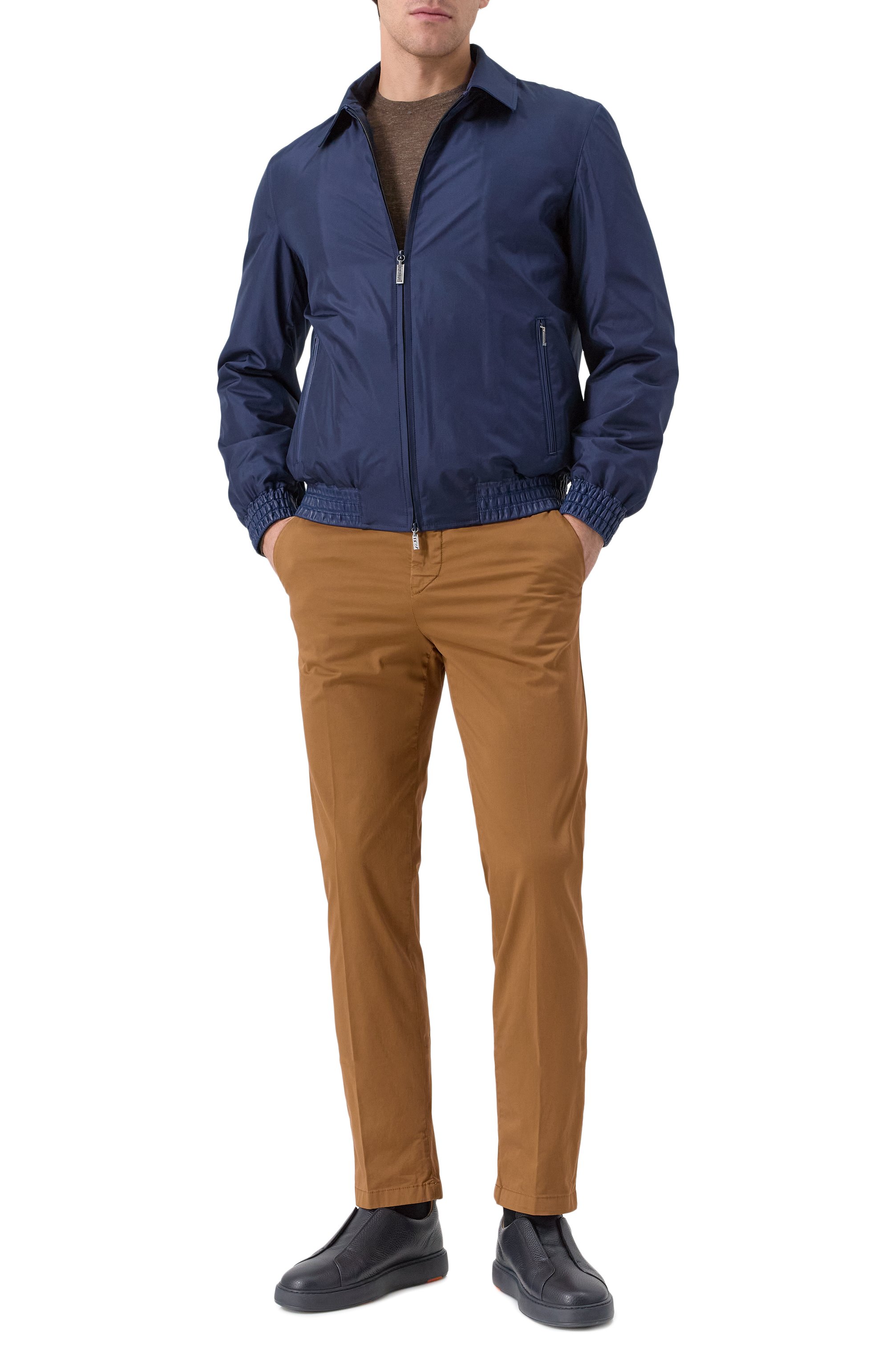 Хлопковые брюки KITON, арт. UFPPEK0600F07, фото 2