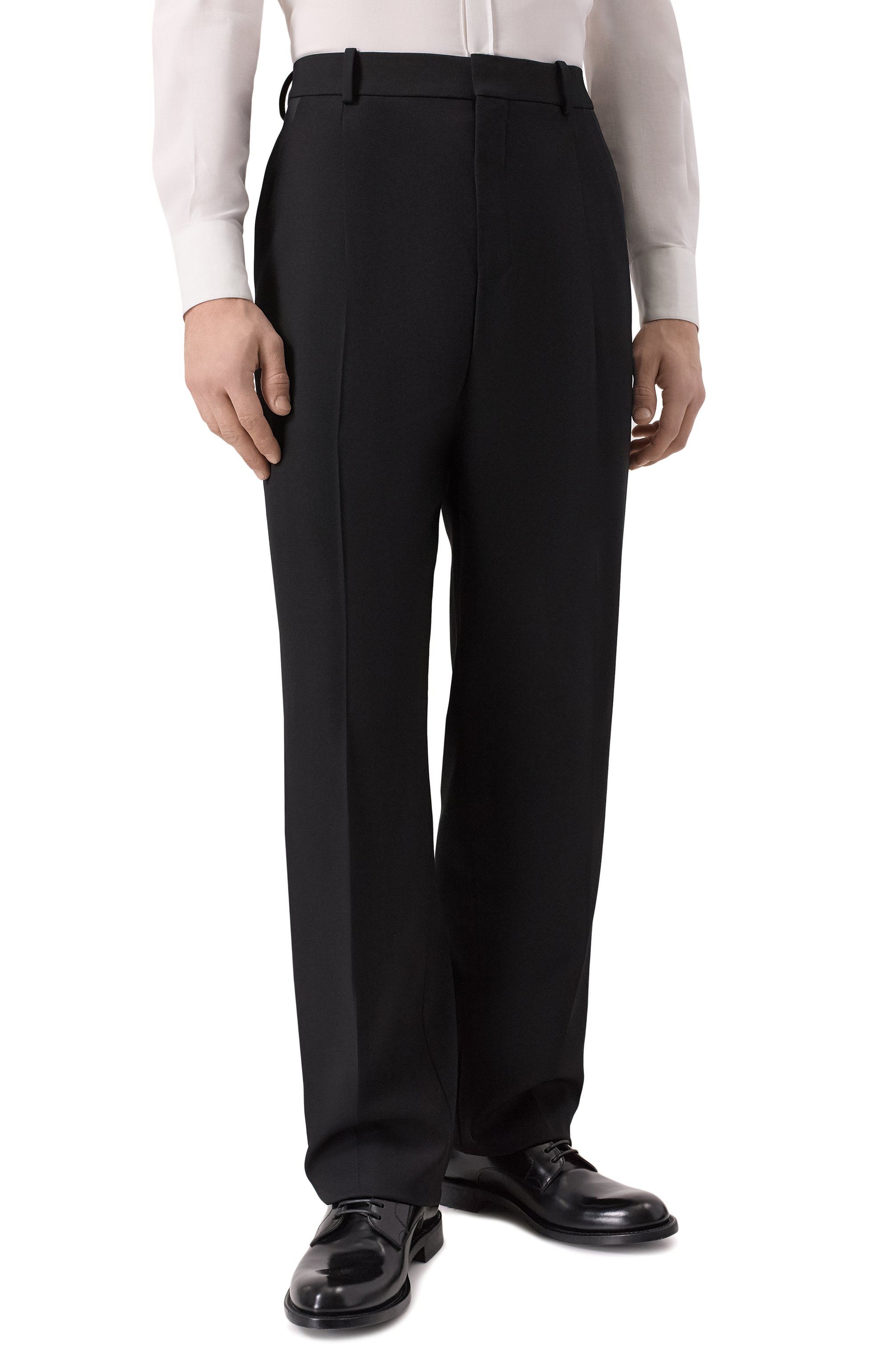 Шерстяные брюки SAINT LAURENT, арт. 821988/Y512W, фото 3