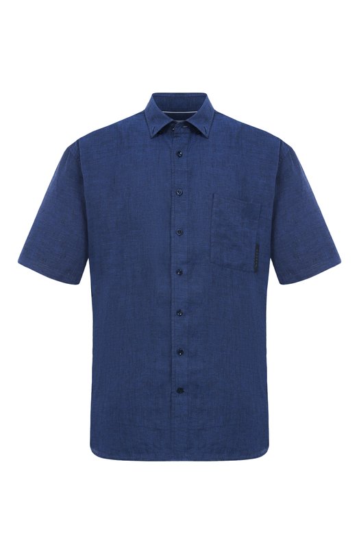 Льняная рубашка Bogner 58892973 Синий 58892973