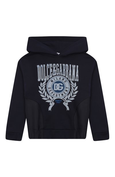 Хлопковое худи DOLCE & GABBANA, арт. L4JWMC/G7PDQ/8-12+
