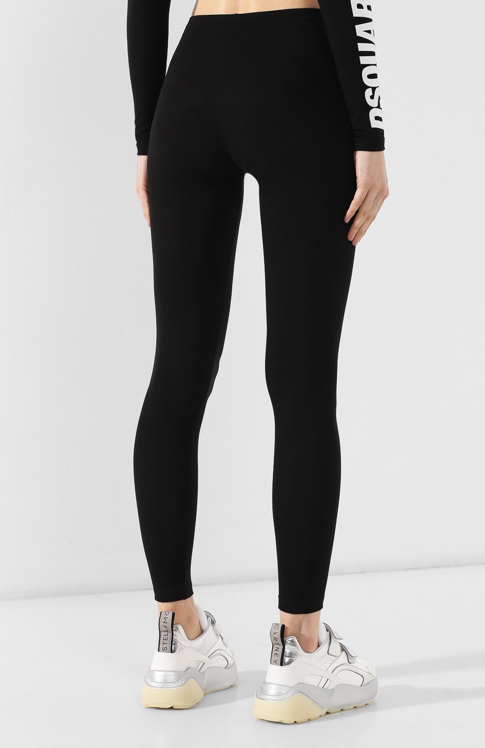 Хлопковые легинсы DSQUARED2, арт. D8LM02500, фото 4