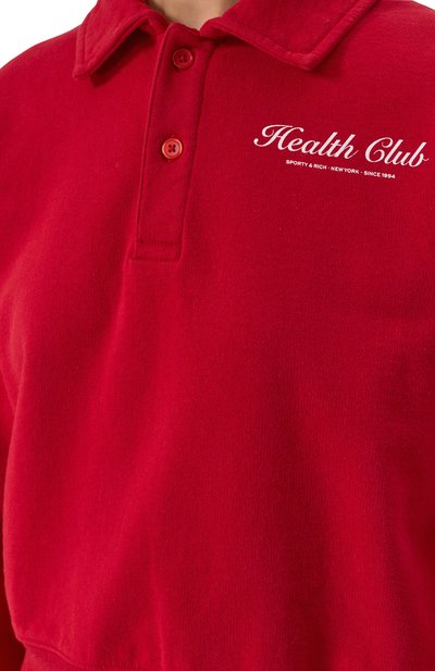 Хлопковое поло SPORTY AND RICH, арт. ST072508035RE07, фото 5