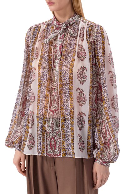 Шелковая блузка GIAMBATTISTA VALLI, арт. 26SSPVCA1166/35PRI, фото 3