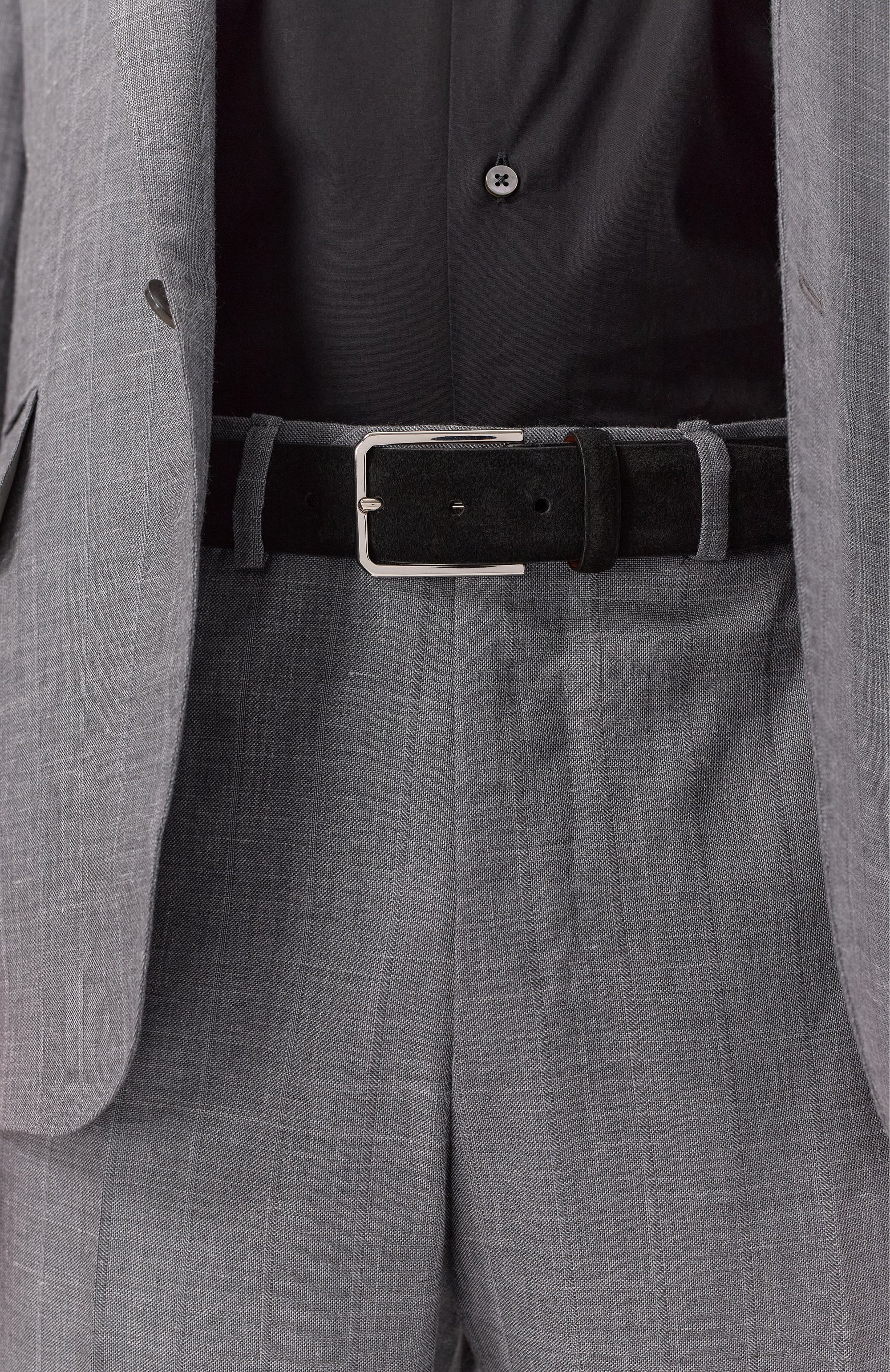 Замшевый ремень SANTONI, арт. CM35VS003B91EACD, фото 2