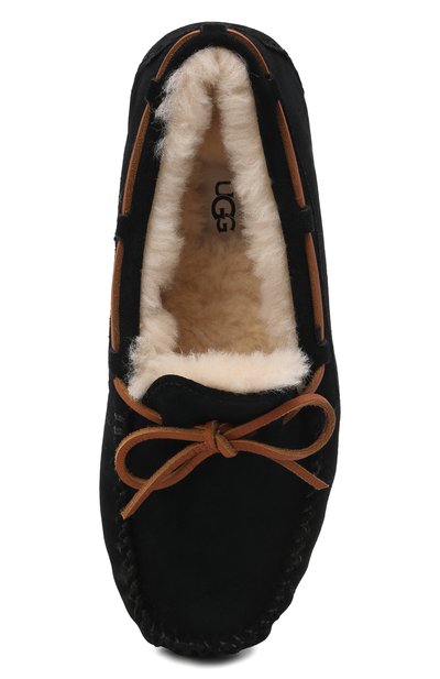 Замшевые мокасины UGG, арт. 1107949_BLK, фото 5